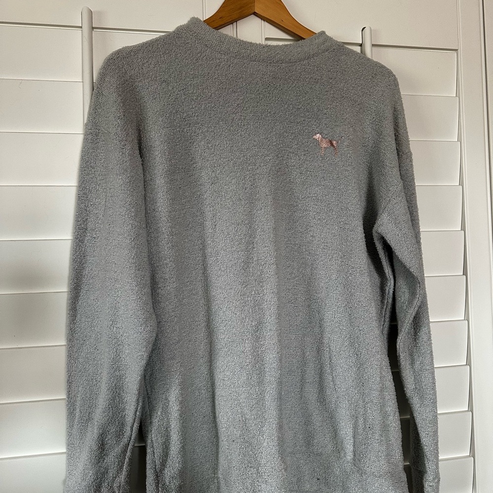 Victoria's Secret Pink Heather Gray Sweater